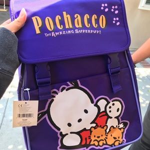 Sanrio Pochacco Purple Backpack
